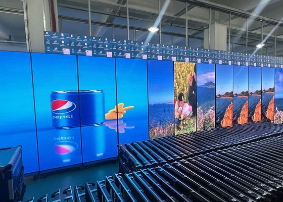Водостойкий наружный светодиодный плакат P3.91 P4.81 Яркость 6000 нит 65410 точек/м2