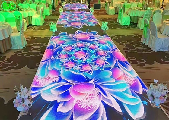 Одноцветный подъемный танцпол P 4.81 Led Dance Floor для незабываемых вечеринок