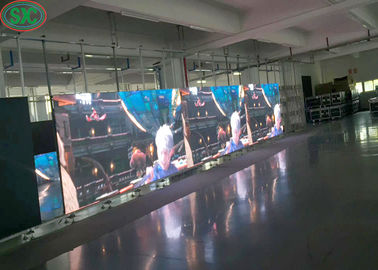 Полноцветная видеостенка с питанием Meanwell LED Стеклянный алюминиевый экран с экраном с экраном аренды