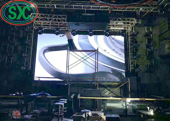 P4 Полноцветный подвесной светодиодный экран для аренды, высокая яркость, гарантия 3 года, светодиодный дисплей для периметра стадиона