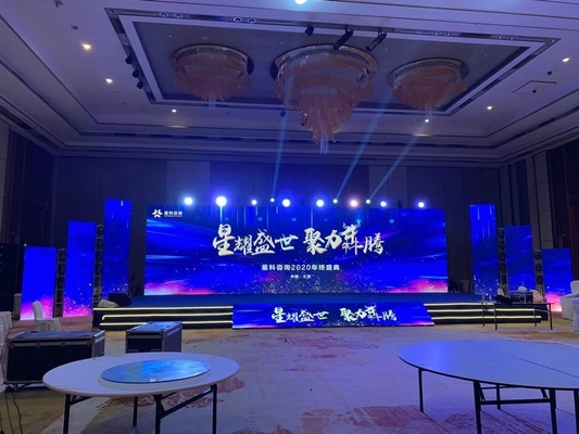Литой алюминиевый уличный светодиодный дисплей для аренды P8 Large HD Stage для концертов COB P0.9