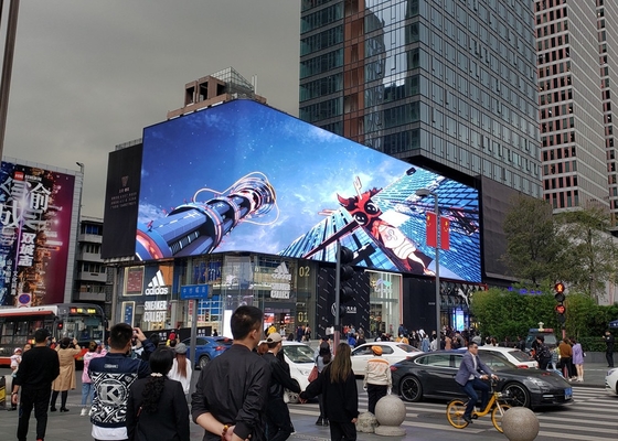 Полный цвет HD P6 Наружная реклама LED-экран Футбольное поле Периметр LED-экран