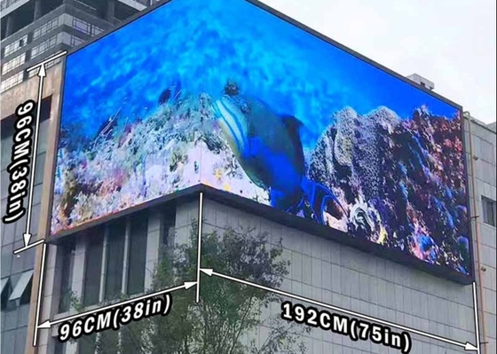 Полный цвет HD P6 Наружная реклама LED-экран Футбольное поле Периметр LED-экран