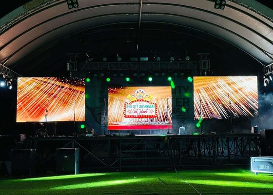 3.91 мм полноцветный SMD2121 арендный светодиодный дисплей 500x500 мм IP43 водонепроницаемый