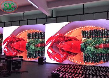 Внутренний P4LED Сплавленный алюминиевый экран Подвешенный светодиодный экран 512 мм X512 мм Коробка