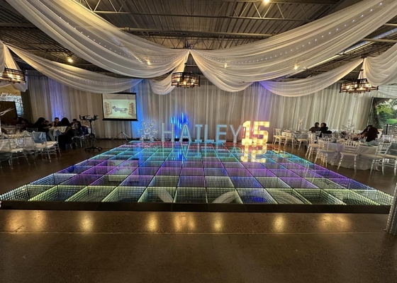 HD Rental Box LED Dance Floor P4.81 Сценическое оборудование Pixel Wireless Алюминий