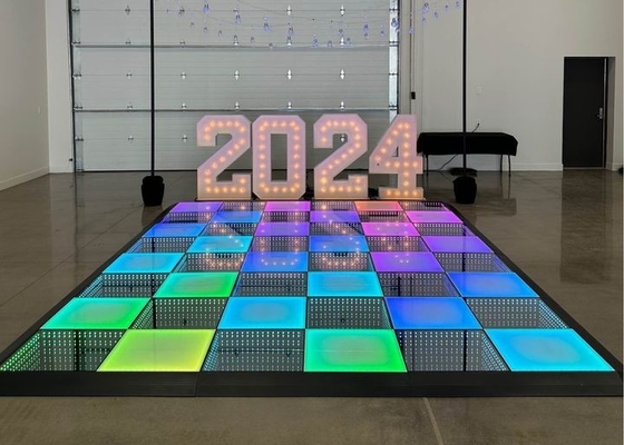 HD Rental Box LED Dance Floor P4.81 Сценическое оборудование Pixel Wireless Алюминий
