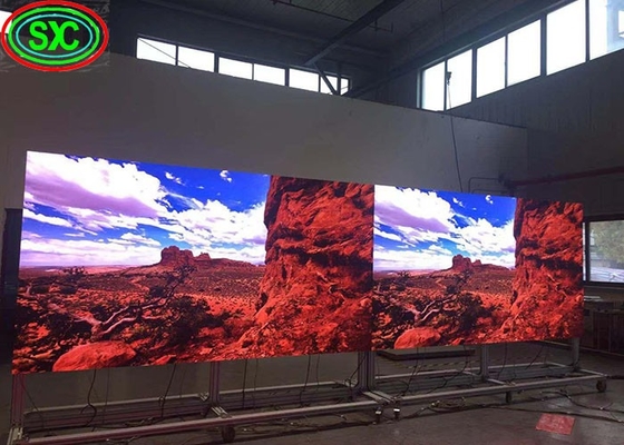 P4 Внутренняя алюминиевая панель HD водонепроницаемый SMD светодиодный экран Billboard 1R1G1B аренда