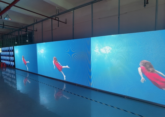 P4 Внутренняя алюминиевая панель HD водонепроницаемый SMD светодиодный экран Billboard 1R1G1B аренда