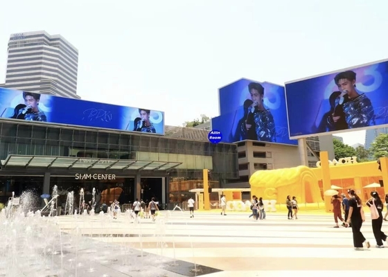 HD Rental Flexible Flicker Free P10 LED Display Box 1/4 Режим сканирования IP67