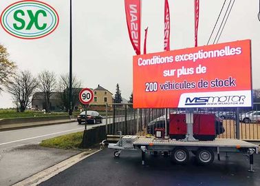 Водостойкий наружный P6 грузовик установленный светодиодный дисплей полный цвет 7500 нит