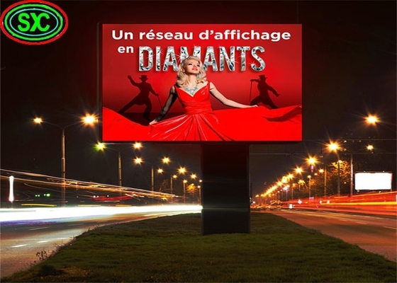 LED SMD 3 В 1 Рекламный стеновой занавес, P4.81 Коммерческий Clear Full Color Resolution 52*52 HD Чип 1/13 Сканирование