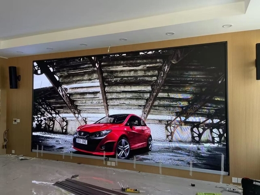 Внутренний P3.91 Led Display Экран литьевого алюминиевого шкафа 3840hz обновление 500*500 мм Рекламный рекламный щит видеостены