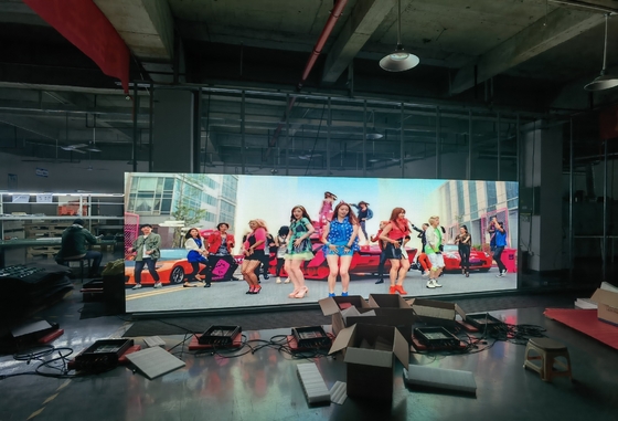 P3.91 Led Video Display Board, Indoor Led Panel Wall 500x500mm Nation Star led wall, 3840hz refresh rate, 500x500 cabinet, Новастарские карты