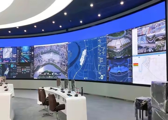 P2.5 Квадратный наружный светодиодный изогнутый экран