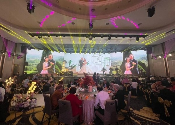 Аренда экрана Ultra HD Small Pitch P2.5 Внутренний панель экрана LED, алюминиевый шкаф LED с системой Nova