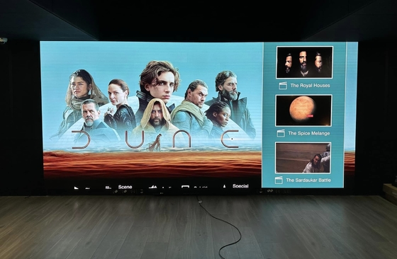 Прокат экрана RGB Внутренний полноцветный светодиодный дисплей HD Прокат экрана P4