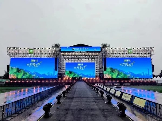 Сплавленный алюминиевый экран HD LED видеодисплей Внутренний P3 3840HZ Экран Большой размер