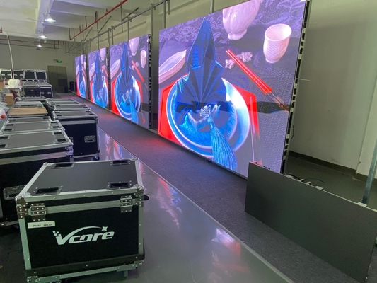 Сплавленный алюминий P4.81 Внешний светодиодный дисплей Аренда RGB Полный цветный светодиодный экран Высокая яркость