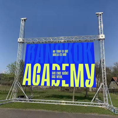 Наружный алюминиевый экранированный футбольный стадион водонепроницаемый полный цветный светодиодный дисплей аренда P4.81