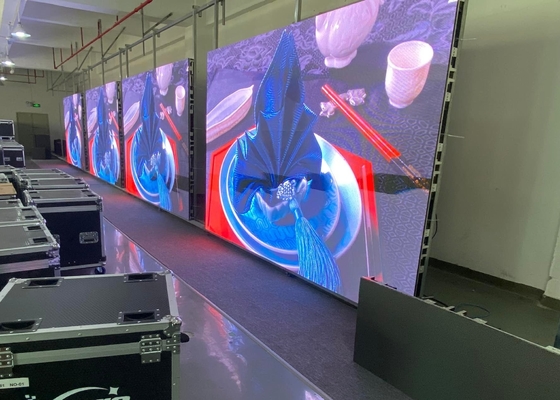 Видеореклама Прокат экрана P8 LED дисплей Биллборд, Внутренний полноцветный экран LED 1/4 режим сканирования