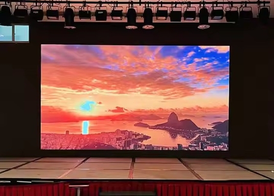 HD Indoor Full Color LED Display Die-Cast Aluminum Screen 2500 CD/Sqm с углом просмотра