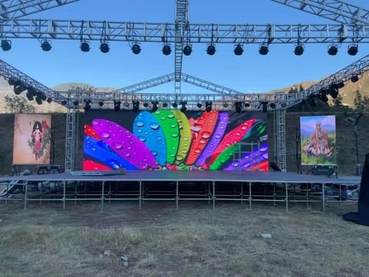 Наружный стадион Led Display крик Реклама P10 полный цвет 960 * 960 мм рекламные щиты