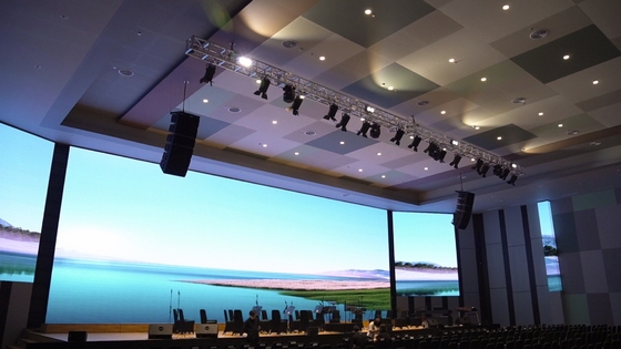Наружный стадион Led Display крик Реклама P10 полный цвет 960 * 960 мм рекламные щиты
