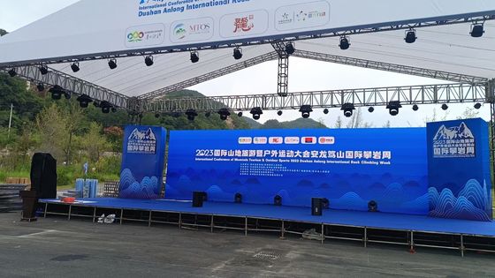 P10 Внешний светодиодный дисплей 10 мм Пиксельная высота IP65 водонепроницаемая