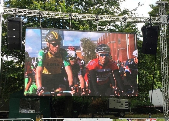 Наружный стадион Led Display крик Реклама P10 полный цвет 960 * 960 мм рекламные щиты