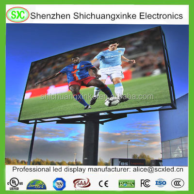 Хорошая цена Полный цвет 625-630nm Score Led Billboard для универсальных рекламных решений со средним расходом энергии 860w / m2 онлайн