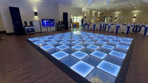 Интерактивный светодиодный пол с системой управления DMX512 и энергопотреблением 20 Вт