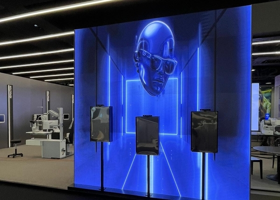 HD Аренда LED-дисплеев для внутренних и наружных окон, гибких LED-видеостен