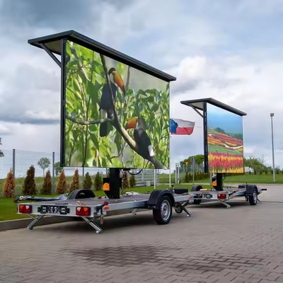 Высокая яркость P5 P6 Полноцветный автобус Заднее окно LED видеостенный экран для наружного рекламного дисплея