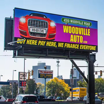 Светодиодный экран для билборда P6 SMD, 6 мм, полноцветный рекламный дисплей