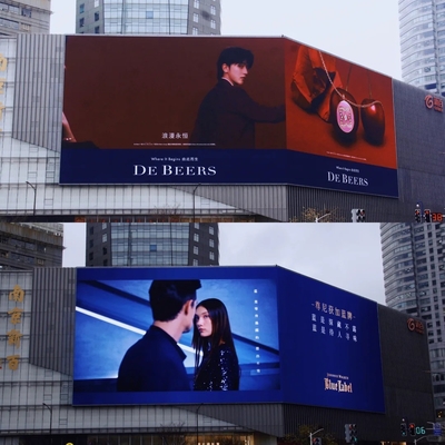 Сцена аренды Сплавленный алюминиевый фон LED Billboard аренды HD гибкий большой светодиодный экран