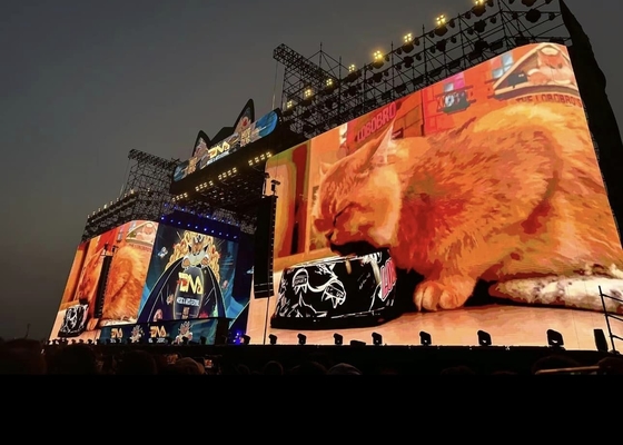 AC220V/50H RGB LED Rental Screen P5 768X768mm 64 X32 Dot Matrix Стандарт CE ROHS