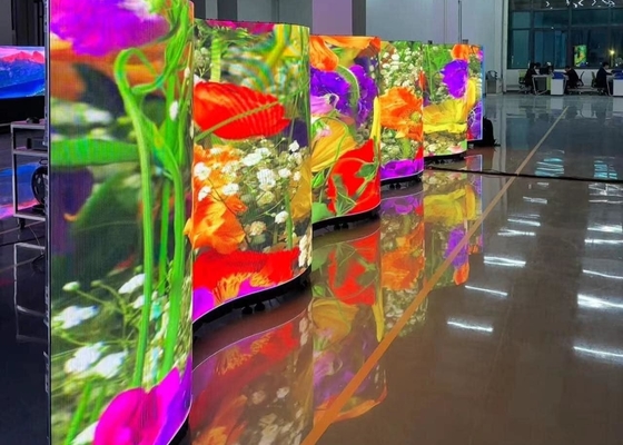 P3.91 Наружный высокоразрешительный RGB арендованный светодиодный экран SMD с железным/стальным корпусом