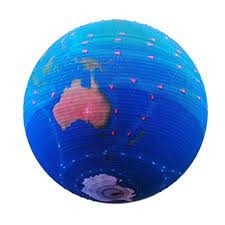 P3.91 360° Внешний полный цвет Колонна Сфера светодиодный дисплей Экран Здание Биллборд