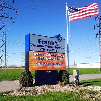 P10 SMD3535 наружный светодиодный рекламный экран 10 мм глубина IP67 водостойкий