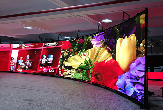 Экран LED Billboard P4.81 RGB 1/13 Мод сканирования Высокая скорость обновления Алюминиевый шкаф