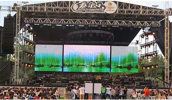 Экран LED Billboard P4.81 RGB 1/13 Мод сканирования Высокая скорость обновления Алюминиевый шкаф