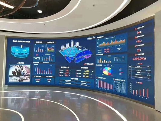 Аренда светодиодных рекламных щитов Внутренний экран Яркость 800cd Видео яркость Epistar 4mm Пиксельный пиксель