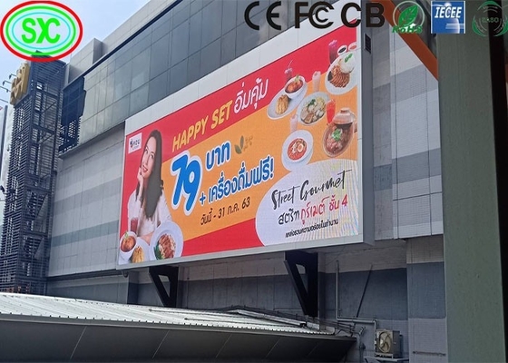 Дисплей с экраном Billboard P6 Outdoor Ultra Hd с высоким разрешением Ip65 Большой размер