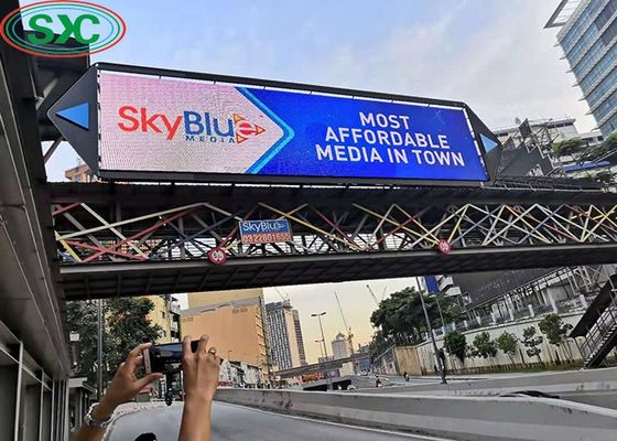 P10 Уличный полноцветный светодиодный дисплей, шаг пикселя 10 мм, IP65