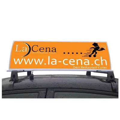 Внешний P6 HD Full Color LED Car Roof Sign Display IP65 водонепроницаемый