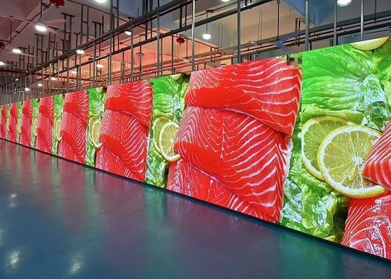 Высокоустойчивый прозрачный светодиодный прозрачный экран с ультратонкой панелью