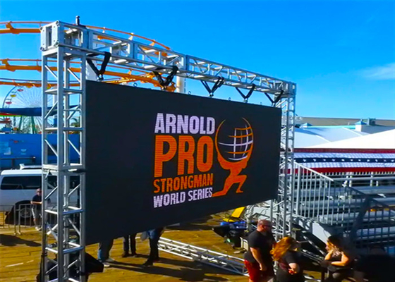 Наружный P3.91 Full Color SMD LED Rental Screen Энергосберегающий 3 года Гарантия