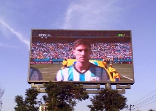 P10 Stadium Perimeter Full Color LED Display 3000Hz 1R1G1B 320x160mm