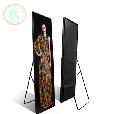 Хорошая цена P2.5mm Pitch Aluminum LED Poster Display с размером экрана 680x2000 мм и материалом алюминиевой панели онлайн